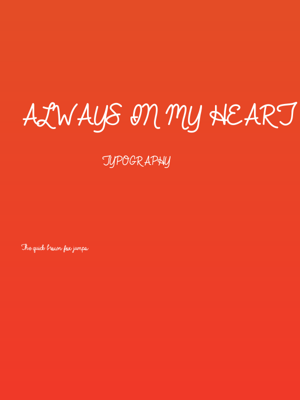 Always In My Heart Poster
