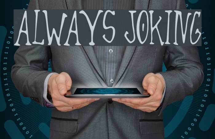 Always Joking फ़ॉन्ट examples