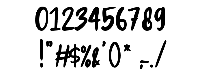 Always Lovely Font OTHER CHARS