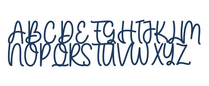 Always Monoline Uppercase