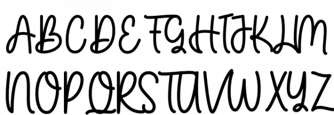 Always Monoline Polices MAJUSCULES