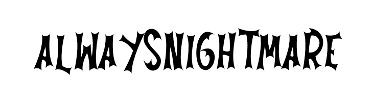 Always Nightmare  नि: शुल्क फ़ॉन्ट्स डाउनलोड