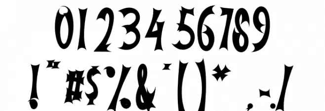 Always Nightmare Font OTHER CHARS
