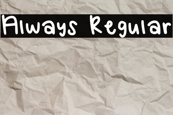 Always Regular Example 2