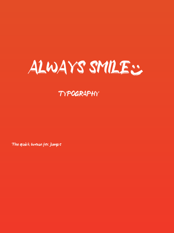 Always Smile_ Poster
