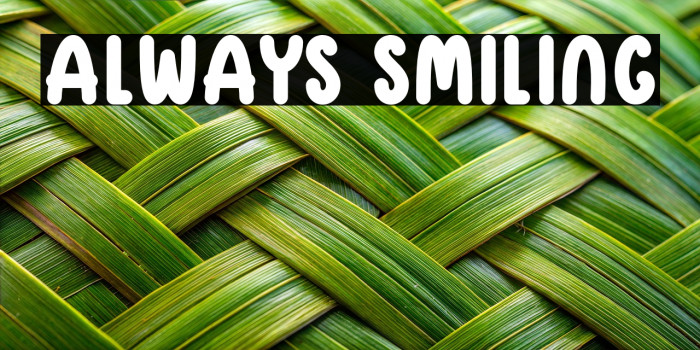 Always Smiling Example 1