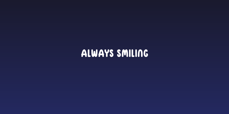 Always Smiling Social Header