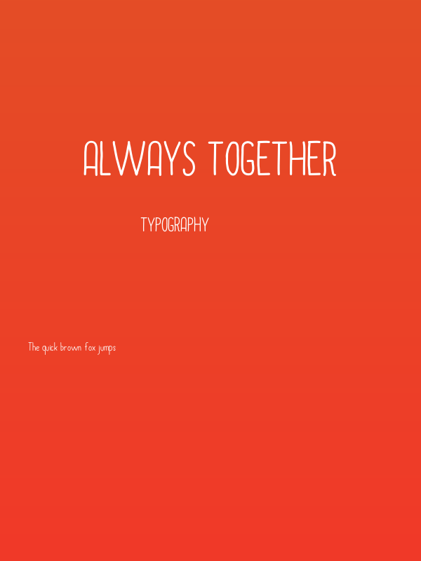 Always Together Poster