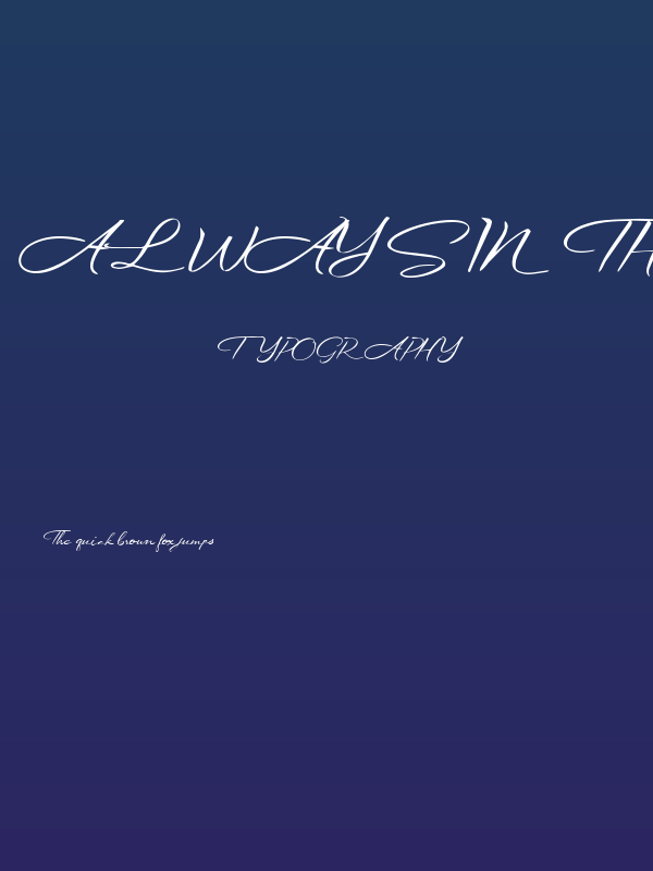 Always in the Star Poster