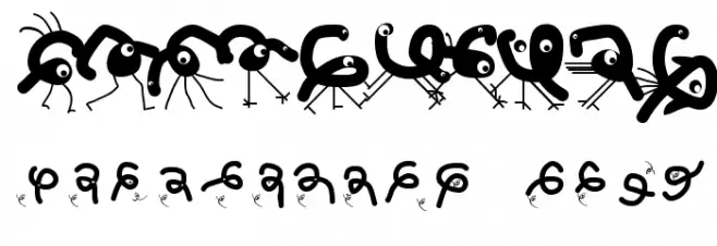 AlwaysBigEatsSmallers Font OTHER CHARS