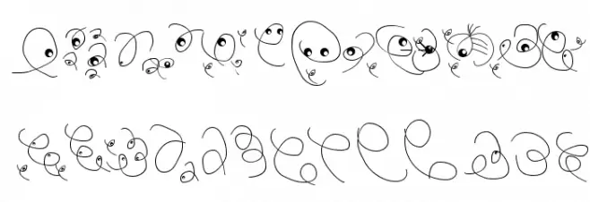 AlwaysBigEatsSmallers Schriftart Groß