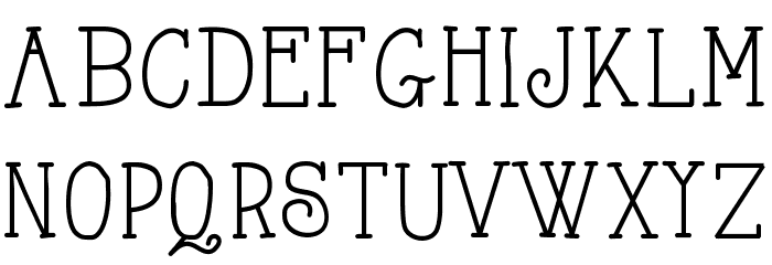 AlwaysHereToo Font LOWERCASE