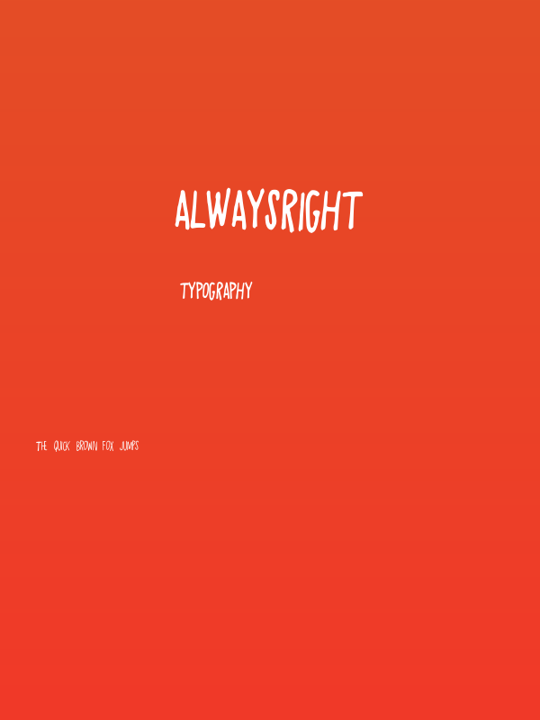 AlwaysRight Poster