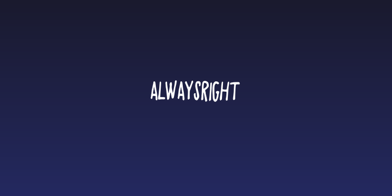 AlwaysRight Social Header