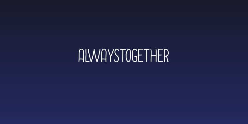 AlwaysTogether Social Header
