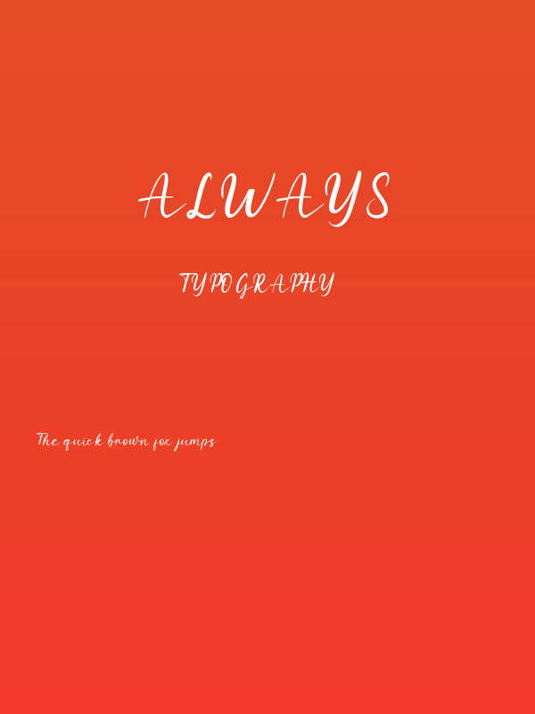 Always Poster