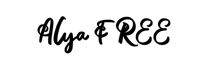 Alya FREE  Fuentes Gratis Descargar