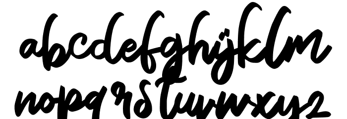 Alya FREE Font LOWERCASE