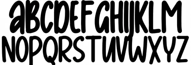 Alyale Caratteri MAIUSCOLE