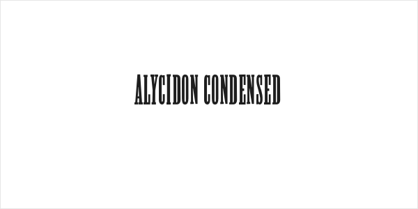 Alycidon-Condensed Logo