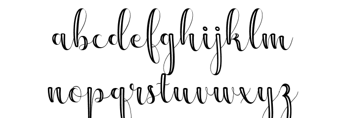 Alyne Font LOWERCASE