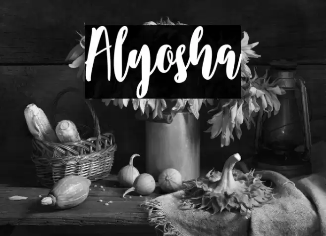 Alyosha Font examples