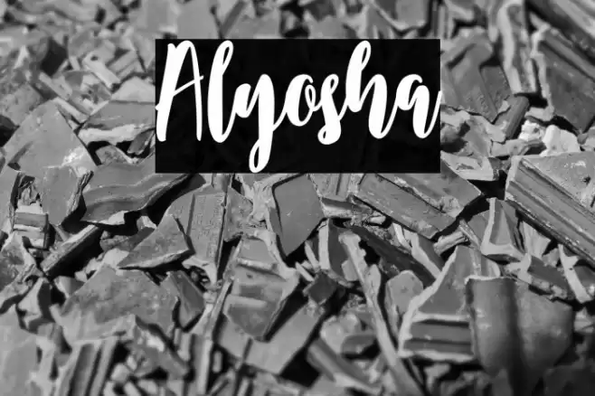Alyosha Font examples