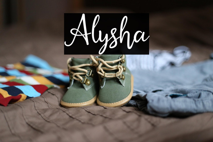 Alysha Example 1