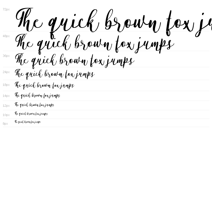 Alyssa Calligraphy Regular Waterfall