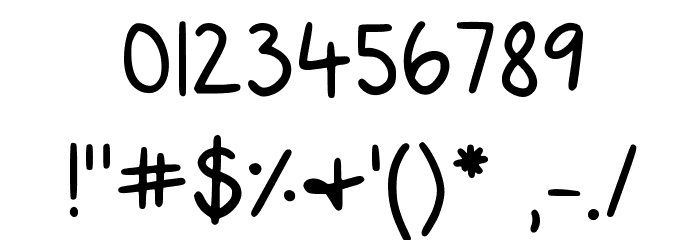 Alyssa Kayla Regular Font OTHER CHARS