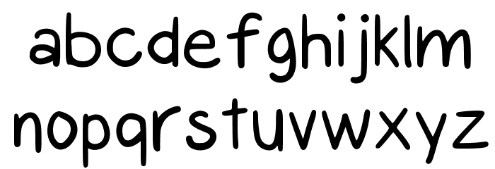Alyssa Kayla Regular Font LOWERCASE