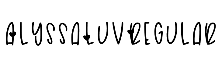 Alyssa Luv Regular Fonte