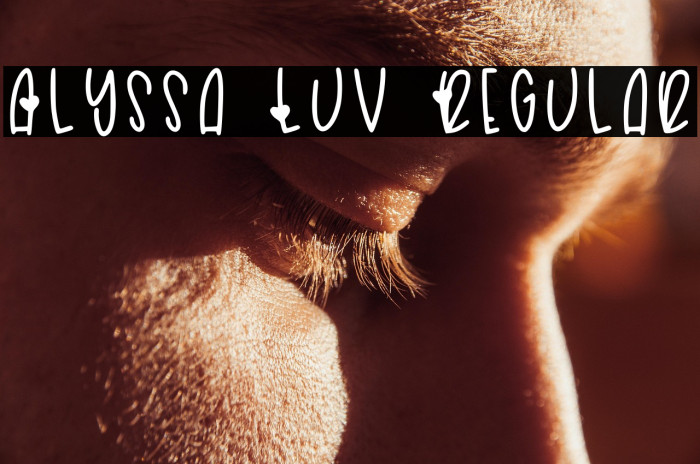 Alyssa Luv Regular Example 1