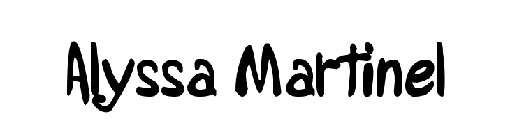 Alyssa Martinel  Free Fonts Download