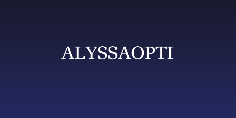 AlyssaOpti Social Header