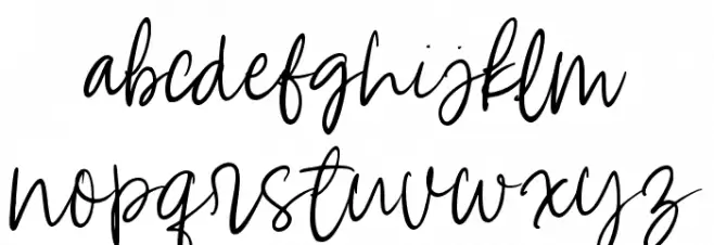 Alyssum 字体 小写