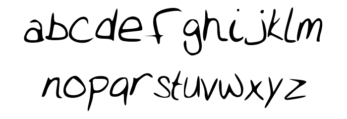 Alywriting Font LOWERCASE