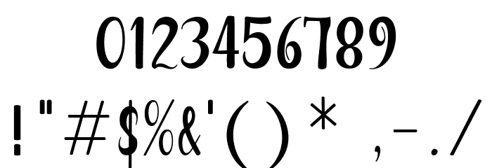 Alzelvin Font OTHER CHARS