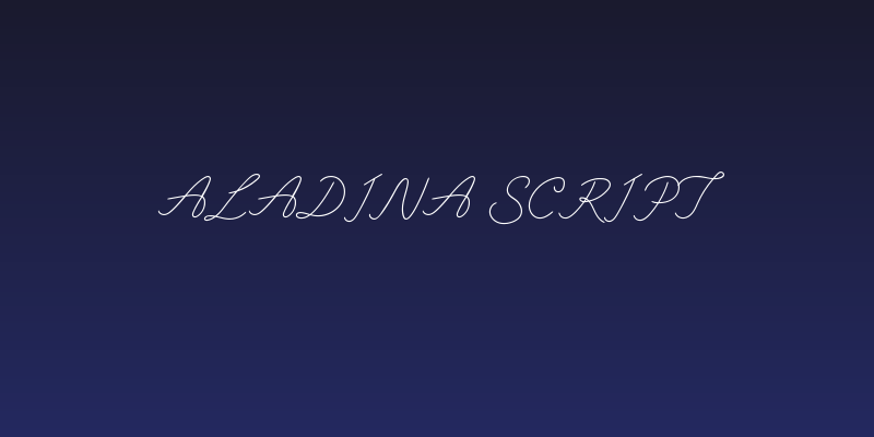 aladina script Social Header