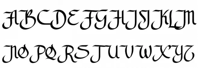 alamsyah Schriftart Groß