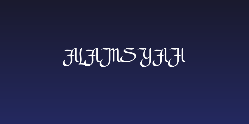 alamsyah Social Header