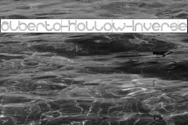 alberto-Hollow-Inverse Font examples