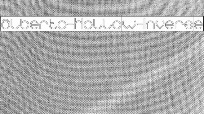 alberto-Hollow-Inverse Font examples