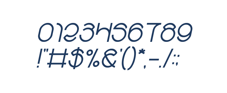 alberto Italic Other Characters