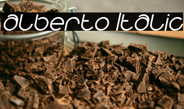 alberto Italic Example 2