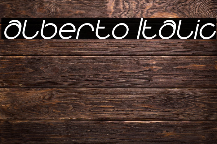 alberto Italic Example 3