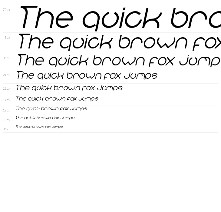 alberto Italic Waterfall