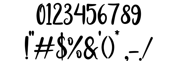 aleera Font OTHER CHARS