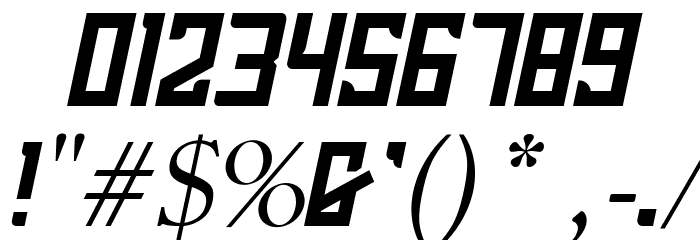 alenikh Italic Font OTHER CHARS
