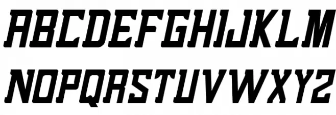 alenikh Italic Caratteri MAIUSCOLE